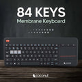 Coconut Bravo Touch Pad Wireless Keyboard | 2.4GHz Mini Keyboard with Touchpad | Smart TV & PC Keyboard