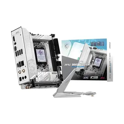 MSI MPG B860I Edge TI WiFi 7 Mini-ITX Gaming Motherboard (Intel B860, DDR5, PCIe 5.0, Thunderbolt 4)