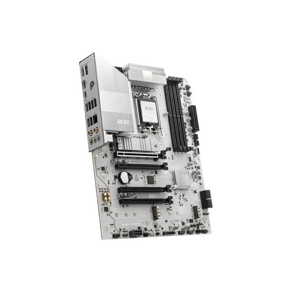 MSI PRO Z890-S WiFi White ATX Gaming Motherboard for Intel Core Ultra LGA 1851, DDR5 Ready