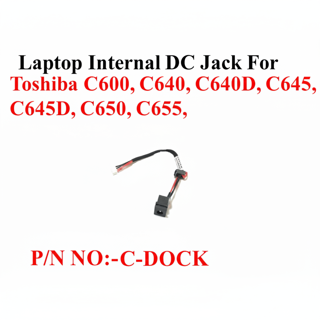 TOSHIBA | DC Jack | C-DOCK | Satellite C600 C640 C640D C645 C645D C650 C655