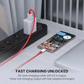 Portronics POR 1821 USB-A to Type-C Cable | Fast Charging & Data Transfer Cable