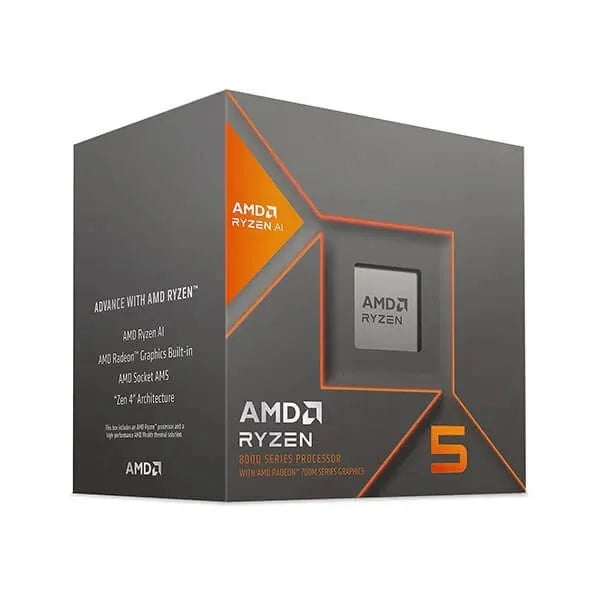 AMD Ryzen 5 8600G AM5 Desktop Processor – 6 Cores, 12 Threads, Up to 5.0GHz with Radeon 760M Graphics