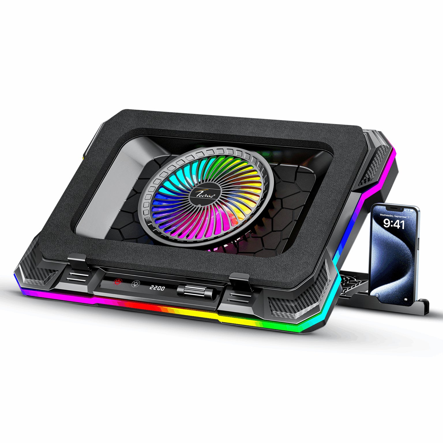 Techie | Laptop Cooling Pad | TCP-GM | One Fan Turbo Cooler