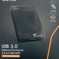 Techie | External HDD SSD Enclosure | TC2.5ENC3B | 2.5 Inch SATA USB 3.0